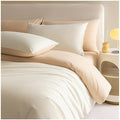MZP Queen/King Size Duvet Cover Set Cotton 4 Pieces Prewashed