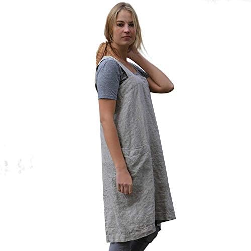 Larmliss Women's Pinafore Square Apron Baking Cooking Gardening Works