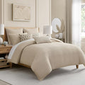 Levtex Home - Cross Stitch Duvet Cover Set - King Duvet Cover + Two
