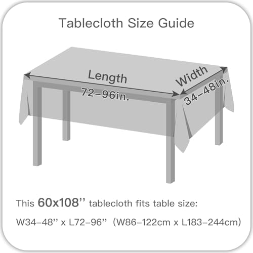 maxmill Weaved Texture Tablecloth Water Resistance Antiwrinkle