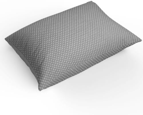 Duvet Cover Queen Size, Grey Abstract Art 3-Piece Bedding