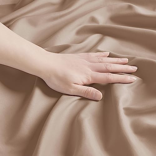 Nestl Taupe King Pillow Cases 2 – Soft King Size Pillow Case, 1800