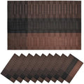 Table Placemats 10 Piece Pack of PVC Woven Gradient Placemats 30 *