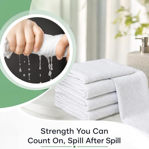 Bar Mop Towels Pack of 60 – Bulk Terry Cleaning Rags 16"x19"
