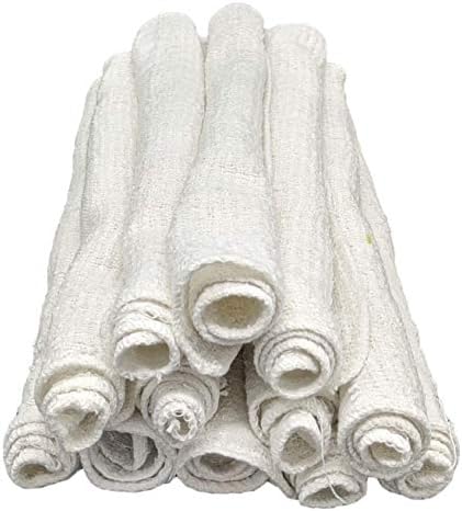 White Cotton Value Washcloths, 12 x 12 in, 60 Pack