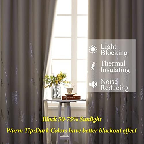 Estelar Textiler Cream Patterned Curtains for Living Room Bedroom