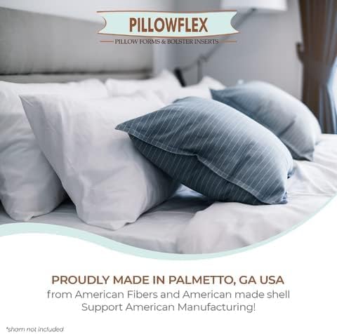 Pillowflex Premium Polyester Pillow Insert - 20x20 Soft Decorative