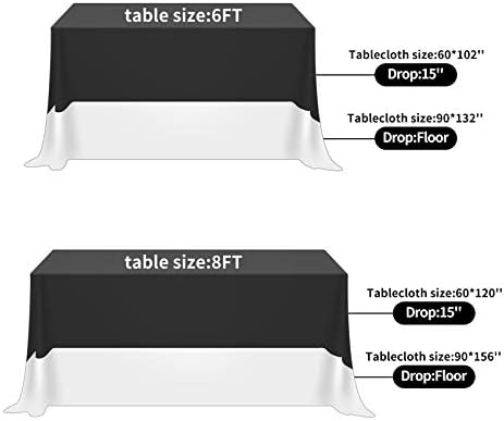 Cupuamon Rectangle Tablecloth 60x102 inch Washable Polyester Fabric