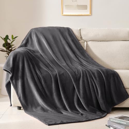 BEAUTEX Fleece Blanket King Size Soft Flannel Throw Lightweight Fuzzy