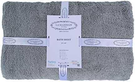 LA HAMMAM 40” × 80” Oversized Bath Sheet Towels for Bathroom, Hotel