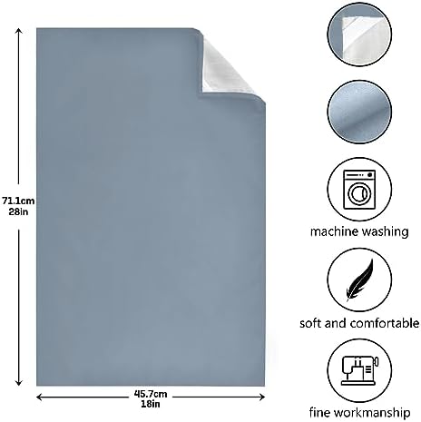 ODAWA Light Slate Gray Kitchen Towles Soft Reusable Cleaning Bar and