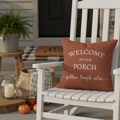 PANDICORN Outdoor Decorative Throw Pillow Covers 18x18 Inch Set of 2