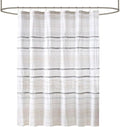 INK+IVY NEA Shower Curtain for Bathroom, Cotton, 72 x 72, Off