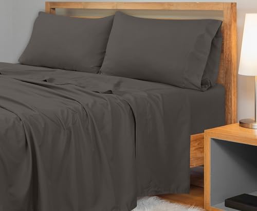 Royale Linens 300 Thread Count 100% Cotton King Flat Sheet - Super