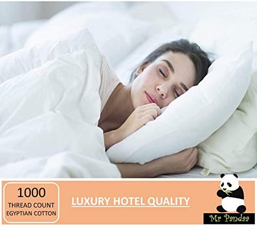 Split King Sheets Sets for Adjustable Bed, Soft 1000-Thread-Count 100%