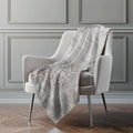 Addison Rugs ASB566 Taupe 50" x 70" Oversized Sherpa Throw Blanket