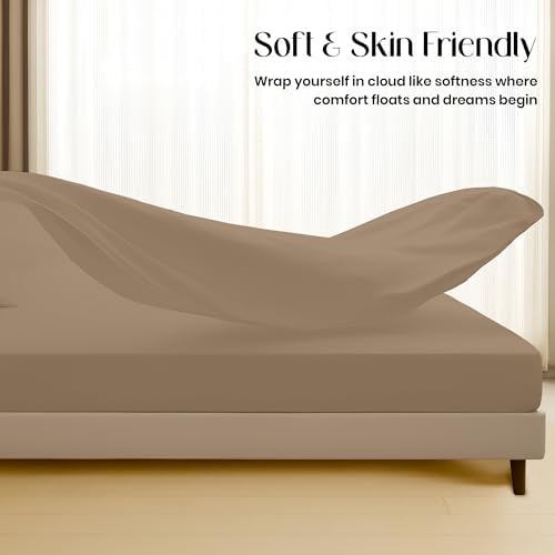 SGI bedding 132 "W x 110 "L 1 Pc Oversized King Flat Sheet Only 100%