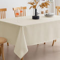 Amazon Basics Thin Rectangle Tablecloths, Water-Resistant Textured