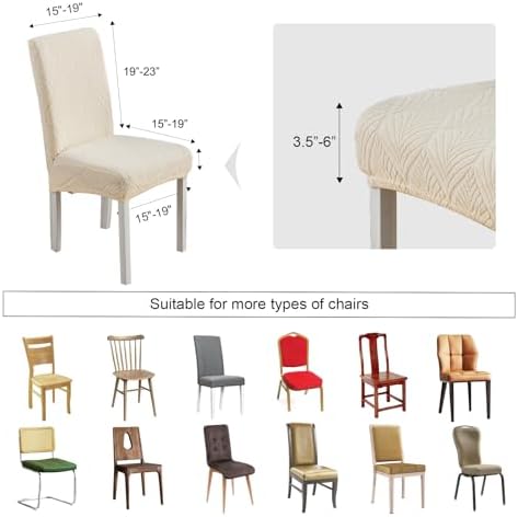 Waterproof Dining Chair Covers, Chair Covers for Dining Room, Stretch