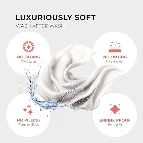 Thread Spread Egyptian Cotton Pillow Cases Queen Size Set of 4