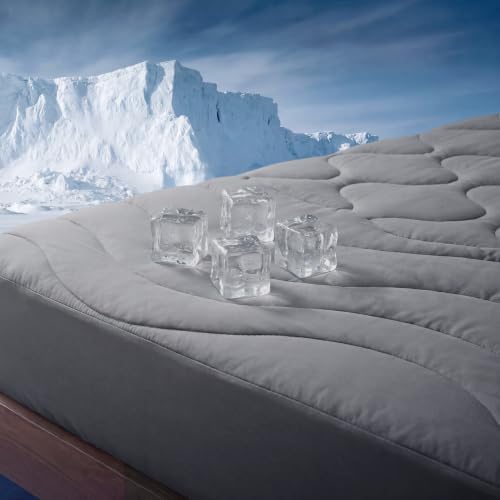 Sleep Zone Cooling Mattress Pad Queen, Support Mattress Topper