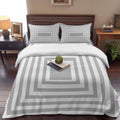 Abstract Art Queen Duvet Cover Set - 4 Pcs Comforter Cover Bedding