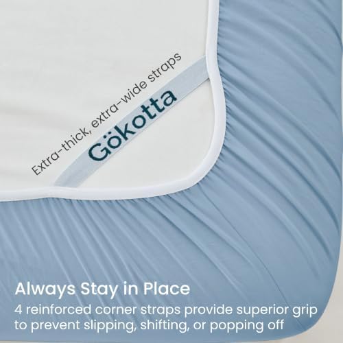 GOKOTTA 3 Piece Twin XL Sheet Set - Soft, Breathable & Cozy - Dusty