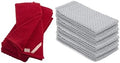 DG Collections Terry Dish Towels, 100% Cotton Kitchen Towels, 2 Sets