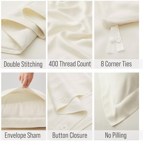 Bella Coterie | Luxury Bamboo Viscose California King Size Duvet Cover
