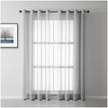 Beydodo Sheer Curtains 63 Inch Length 2 Panels Set, Curtains for