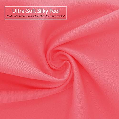 Nestl Soft Pillowcase Lightweight Coral Pink Microfiber Body Pillow