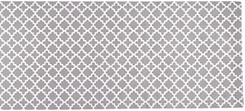 DII Lattice Tabletop Collection, Table Runner, 14x72, Gray