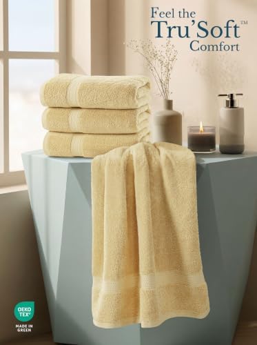 Utopia Towels 4 Pack Premium Bath Towels, 27x54 in, 600 GSM Cotton