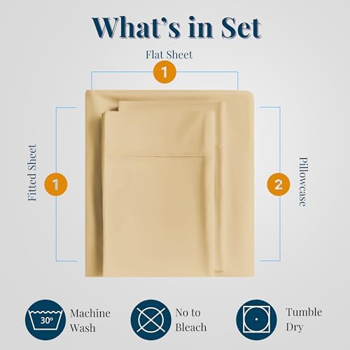 KL 500 Thread Count 100% Egyptian Cotton Full Sheet Set 15 Inch Extra
