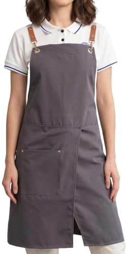 Pottery Apron Split Leg Apron Cross Back Chef Apron with
