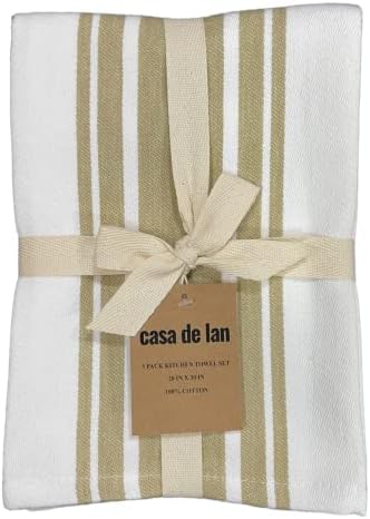 Kitchen Towels Set – Pack of 3 (20’’ x 30’’) Extra Large Premium