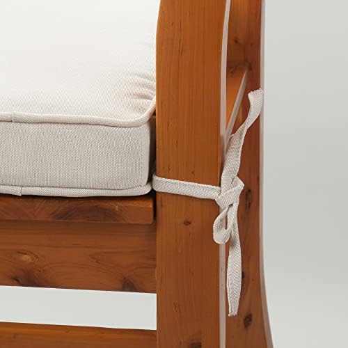Magpie Fabrics Indoor Outdoor Waterproof Square Chair Cushion, 18 x 18