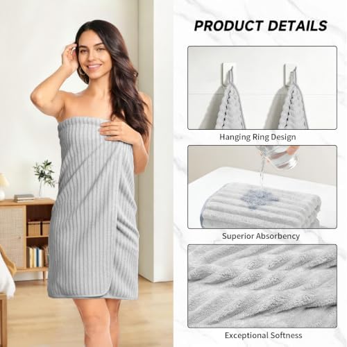 Extra Large Bath Towel Set 10 Piece, XL Bath Towels 35"x67" Oversized