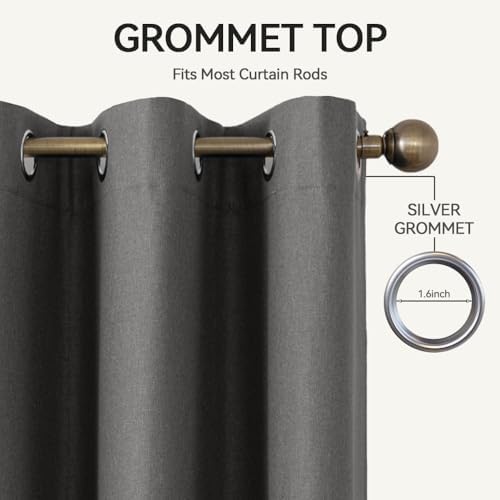 Flame-Retardant NFPA 701 Standard Curtain 96-inch Single Panel 100%