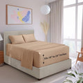 Hearth & Harbor Extra Deep Pocket California King Sheet Set, Khaki