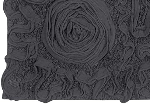 Home Weavers Bell Flower Collection 100% Cotton Tufted Bath Rugs