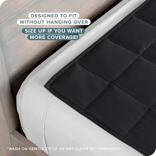 Bare Home Cotton Weighted Blanket (Black, 40"x60" 10lbs)