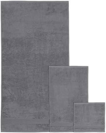 Elegant Comfort Premium Cotton 6-Piece Towel Set, Includes 2