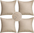 Demetex Outdoor Throw Pillows 18x18 Waterproof Square Pillow Covers