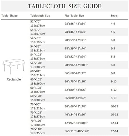 60x120inches Light Grey Rectangle Tablecloth Solid Color Stain and