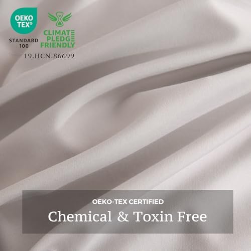 JSD Light Grey Duvet Cover Set Full Size