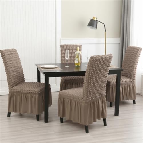 Rakila Stretch Washable Chair Covers for Dining Room Set of 4