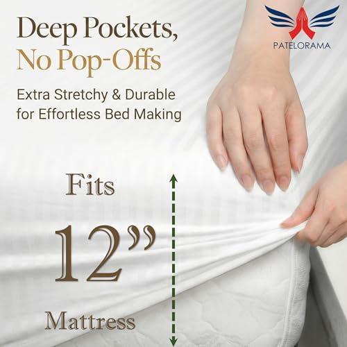 6-Piece Full- 54" x 75" Size 800 Thread Count 100% Egyptian Long