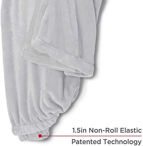 Effortless Bedding Oversized Plush Semi-Fitted Bed Blanket