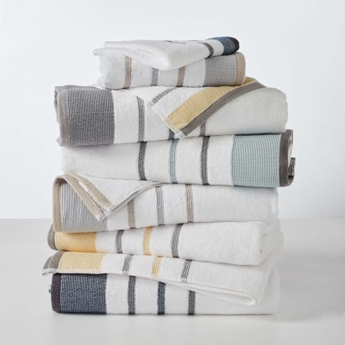 Great Bay Home Decorative Bath Sheet Set - Luxury Cotton 6 Piece Bath